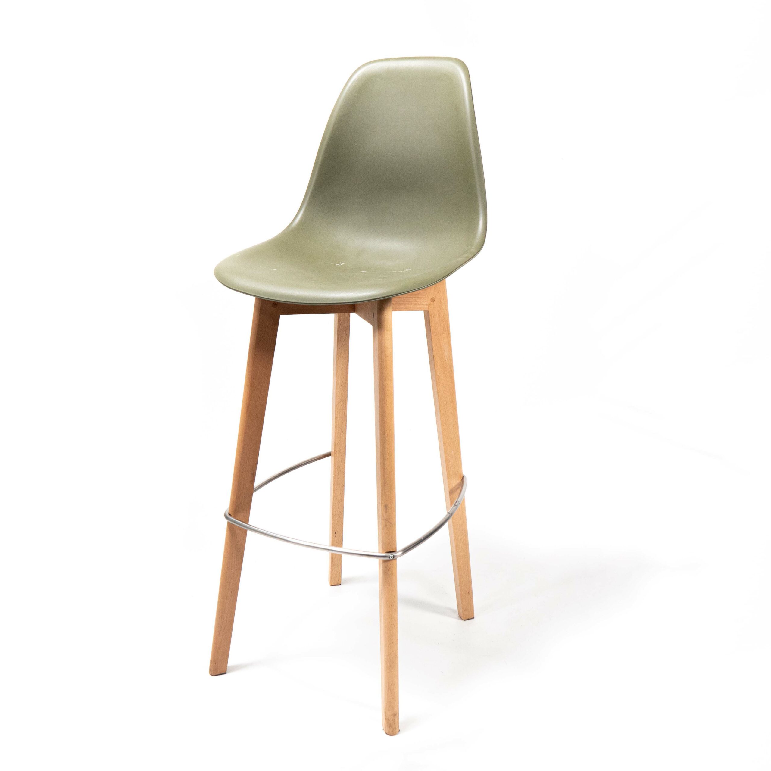 Barhocker WOODY mit Rückenlehne