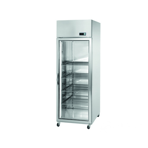 Gastro-Gefrierschrank GN 2/1 mit Glastür inkl. 4 Böden