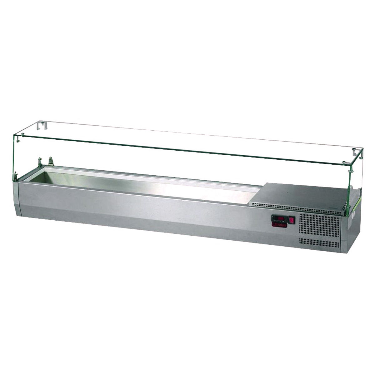 Kühlvitrine/Salatbar Tischmodell für 8x GN 1/4