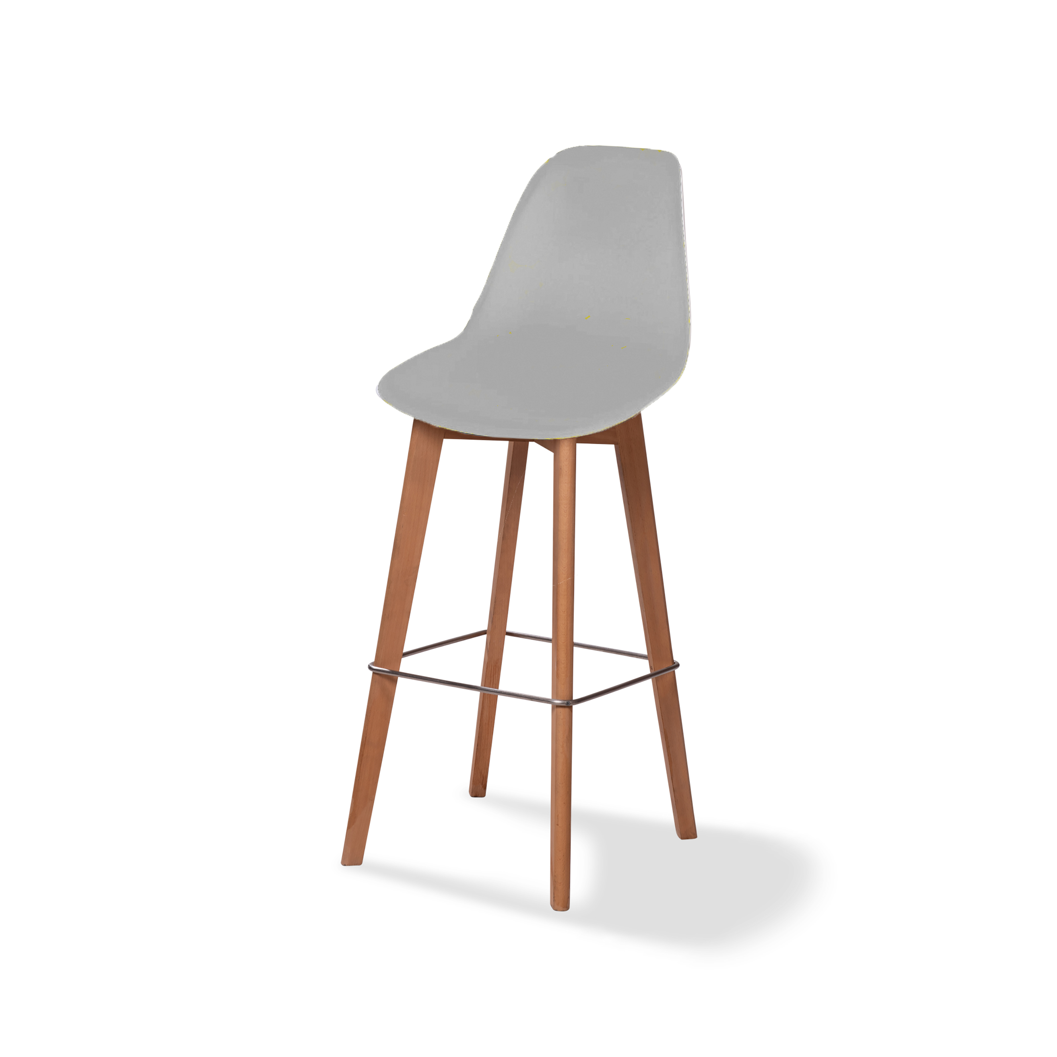 Barhocker WOODY mit Rückenlehne