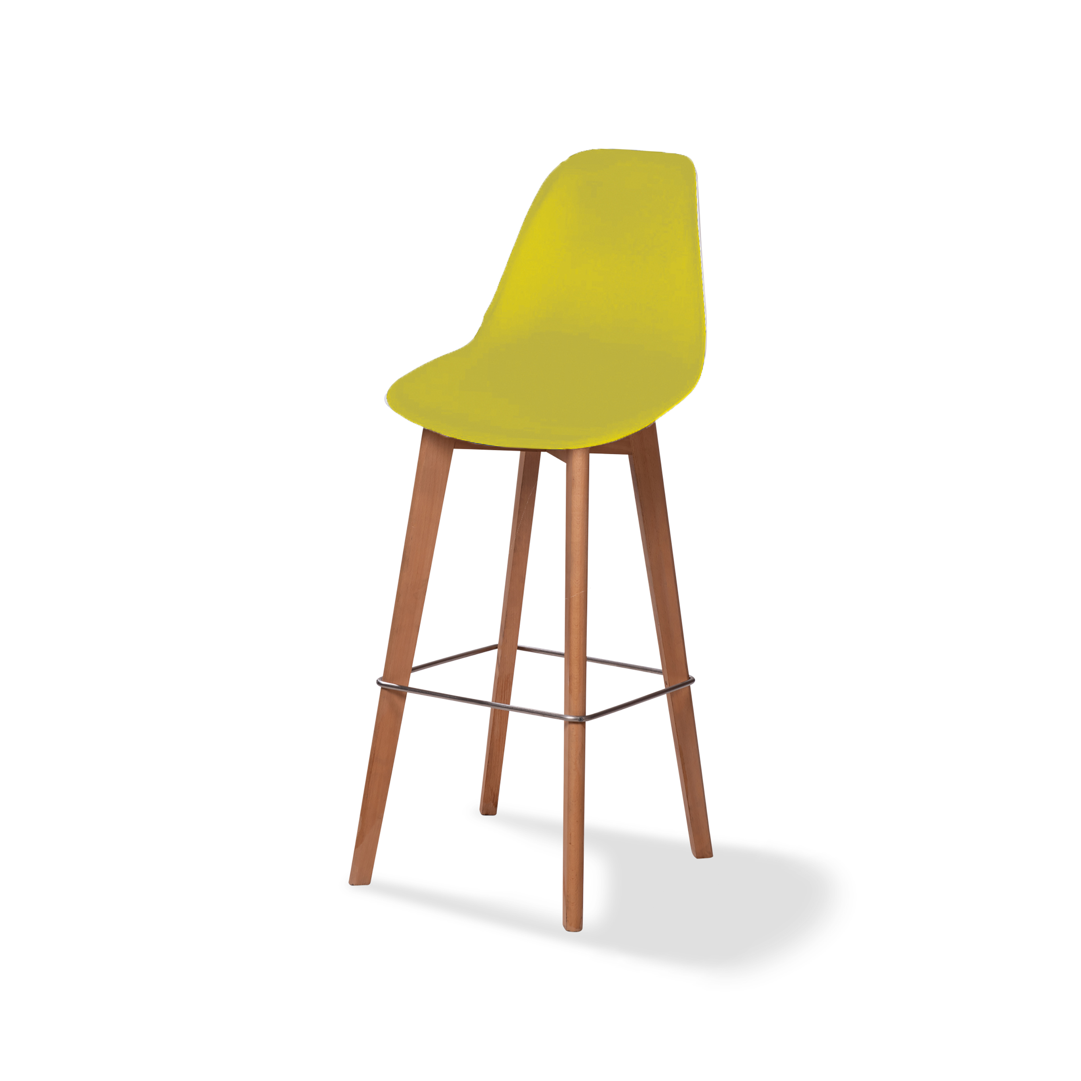 Barhocker WOODY mit Rückenlehne